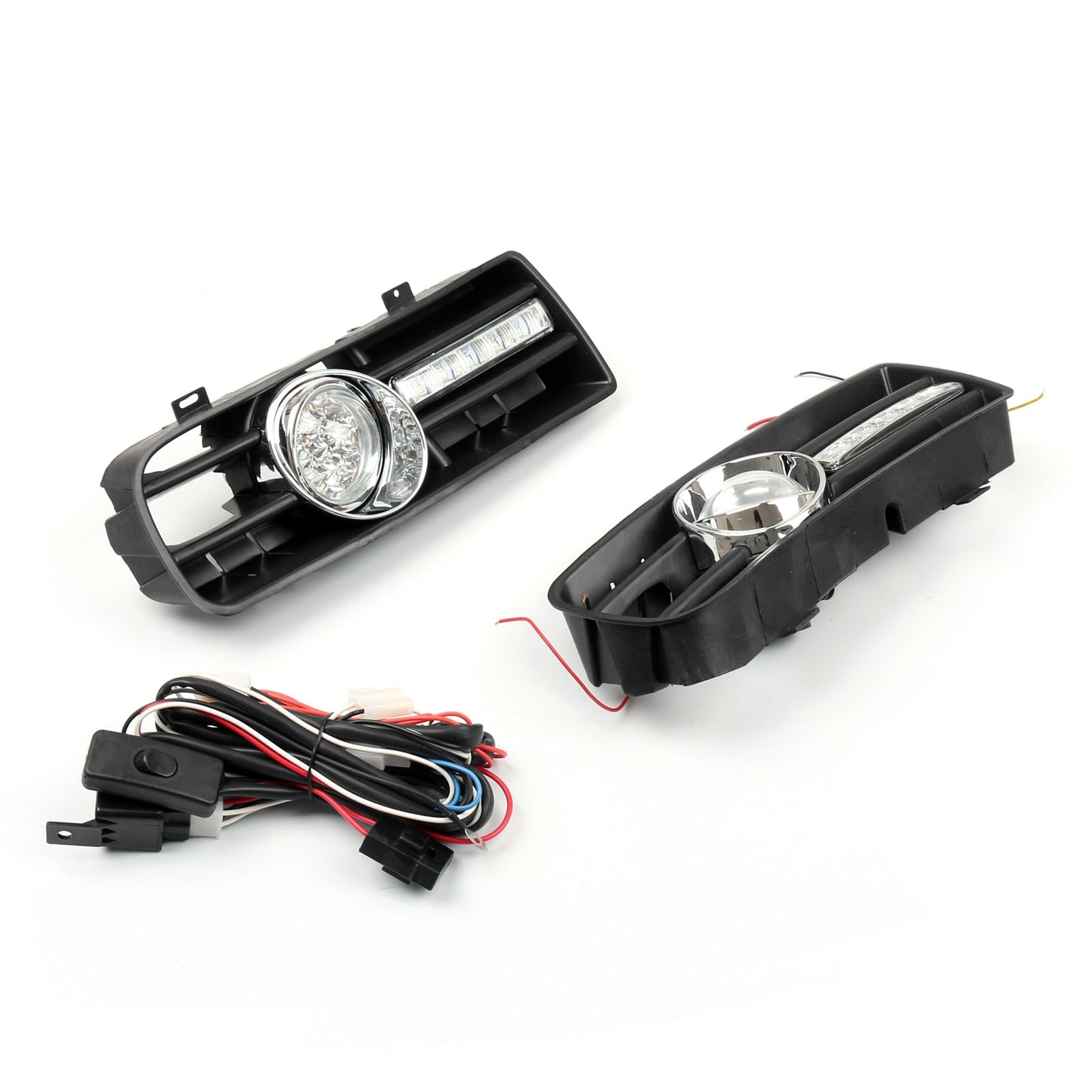 2x fendinebbia 5 LED griglia paraurti anteriore DRL lampada per VW Golf MK4 GTI TDI (99-04) generico