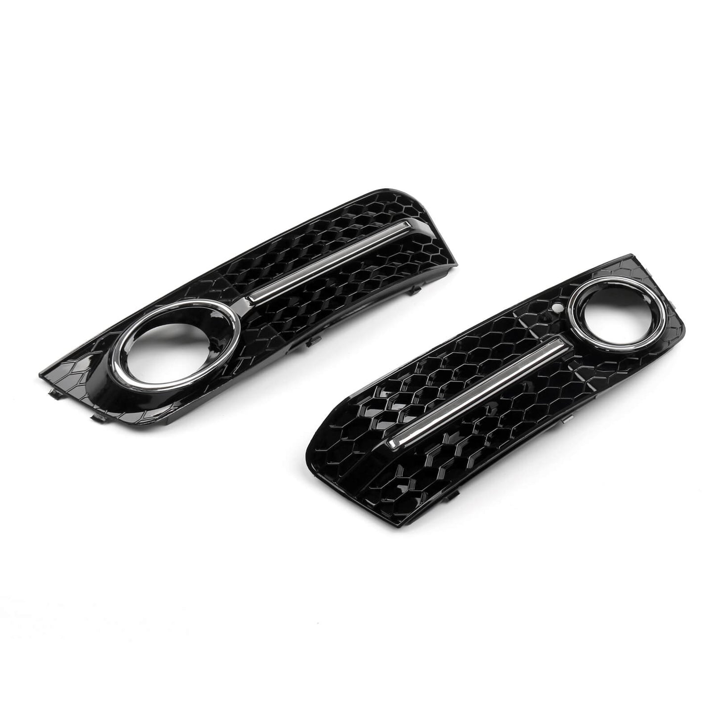 2009-2012 A4 B8 LH Chrome Honey Comb Fendinebbia Copertura Griglia Griglia di ricambio Generico