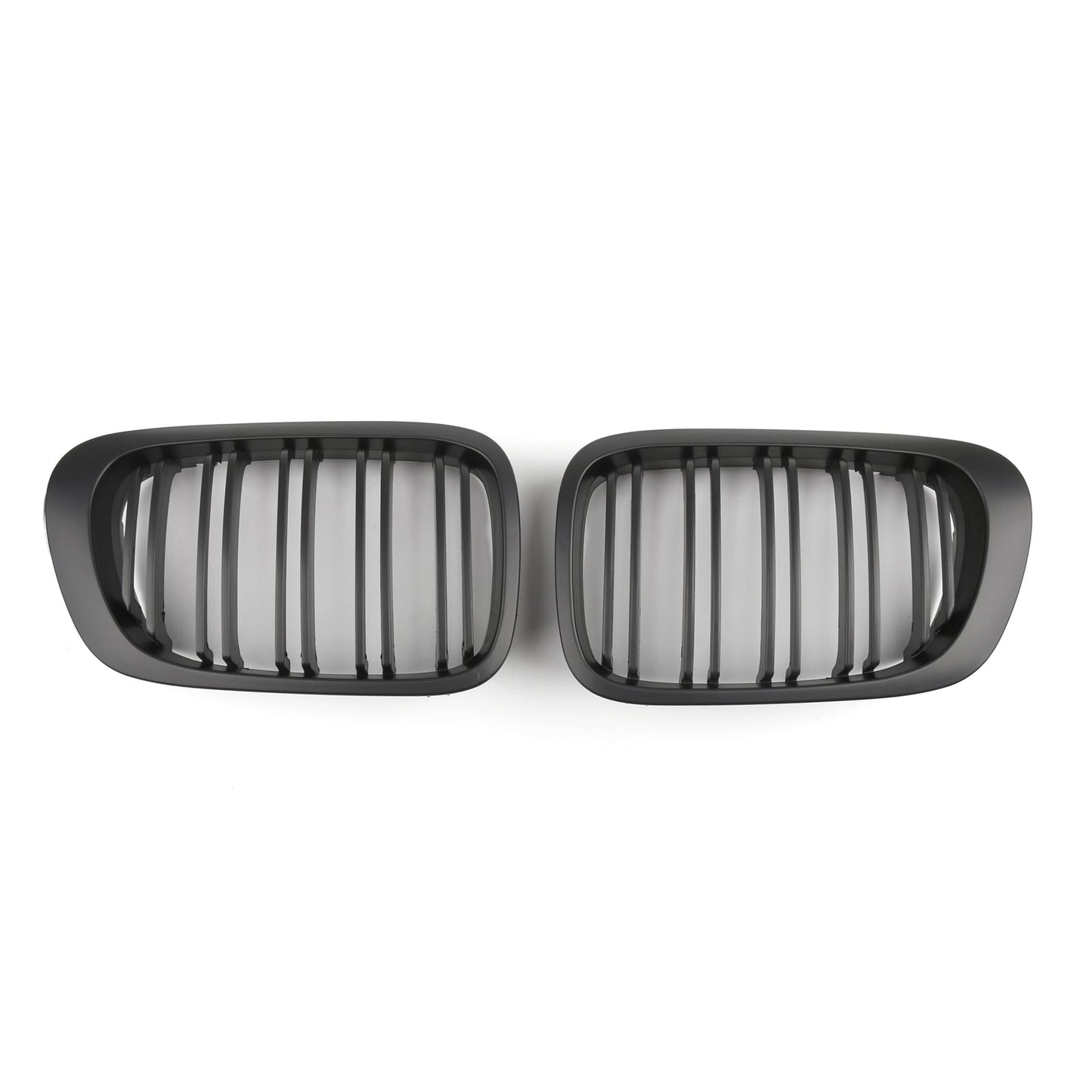 Griglie per griglia del cofano anteriore a doppia linea nero lucido per BMW E46 2 porte 1998-2001 generico