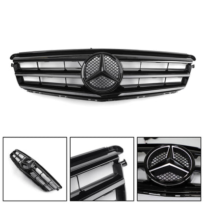 W204 2008-2014 Benz griglia di ricambio griglia superiore anteriore nera generico