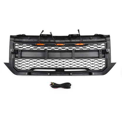 Sostituzione griglia anteriore Chevrolet Silverado 1500 LED per modelli 2016-2018 in nero con scritta