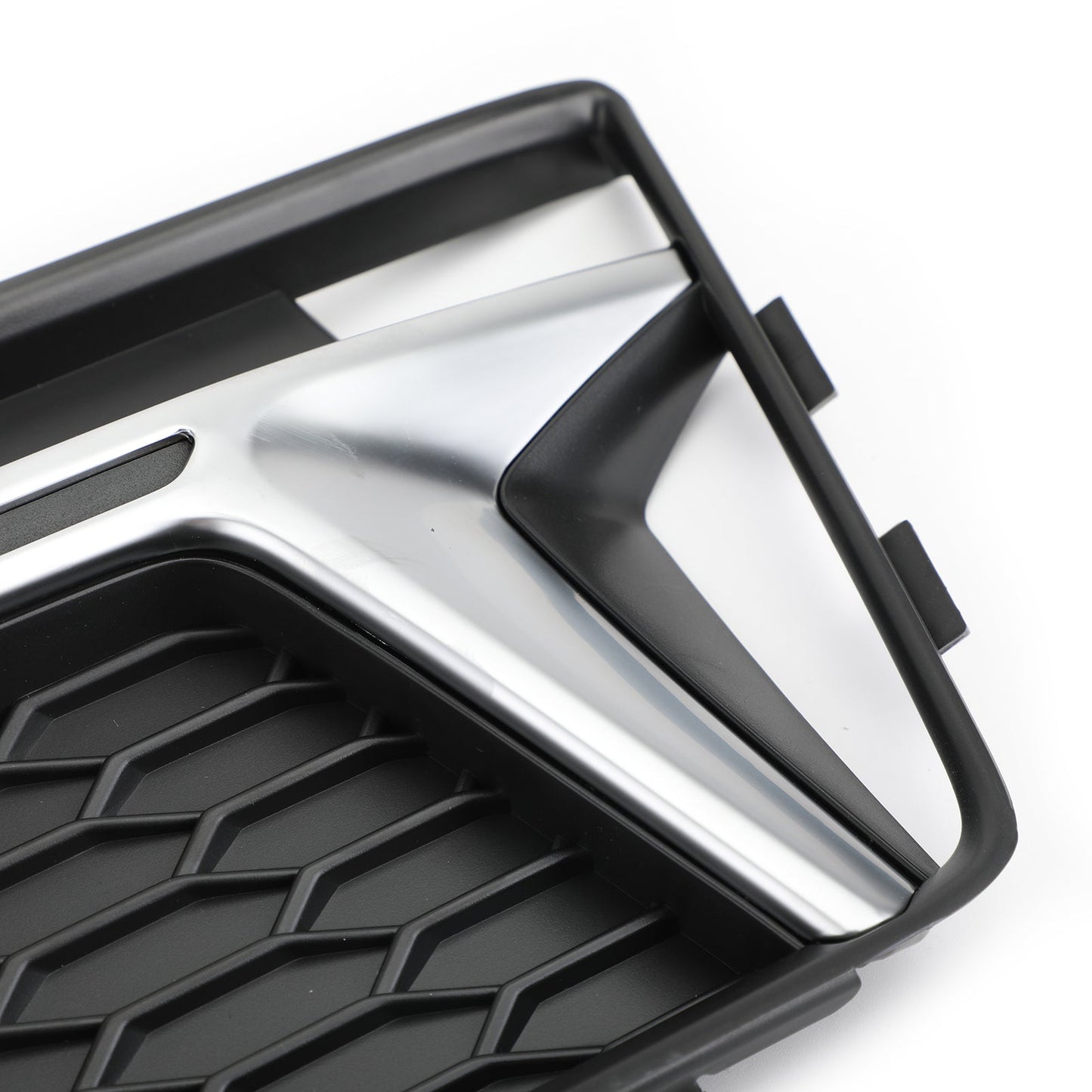 1 paio di fendinebbia griglia griglia cornice cromata per AUDI S4 S-Line B9 2016-2018 generico