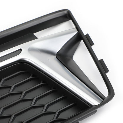 1 paio di fendinebbia griglia griglia cornice cromata per AUDI S4 S-Line B9 2016-2018 generico