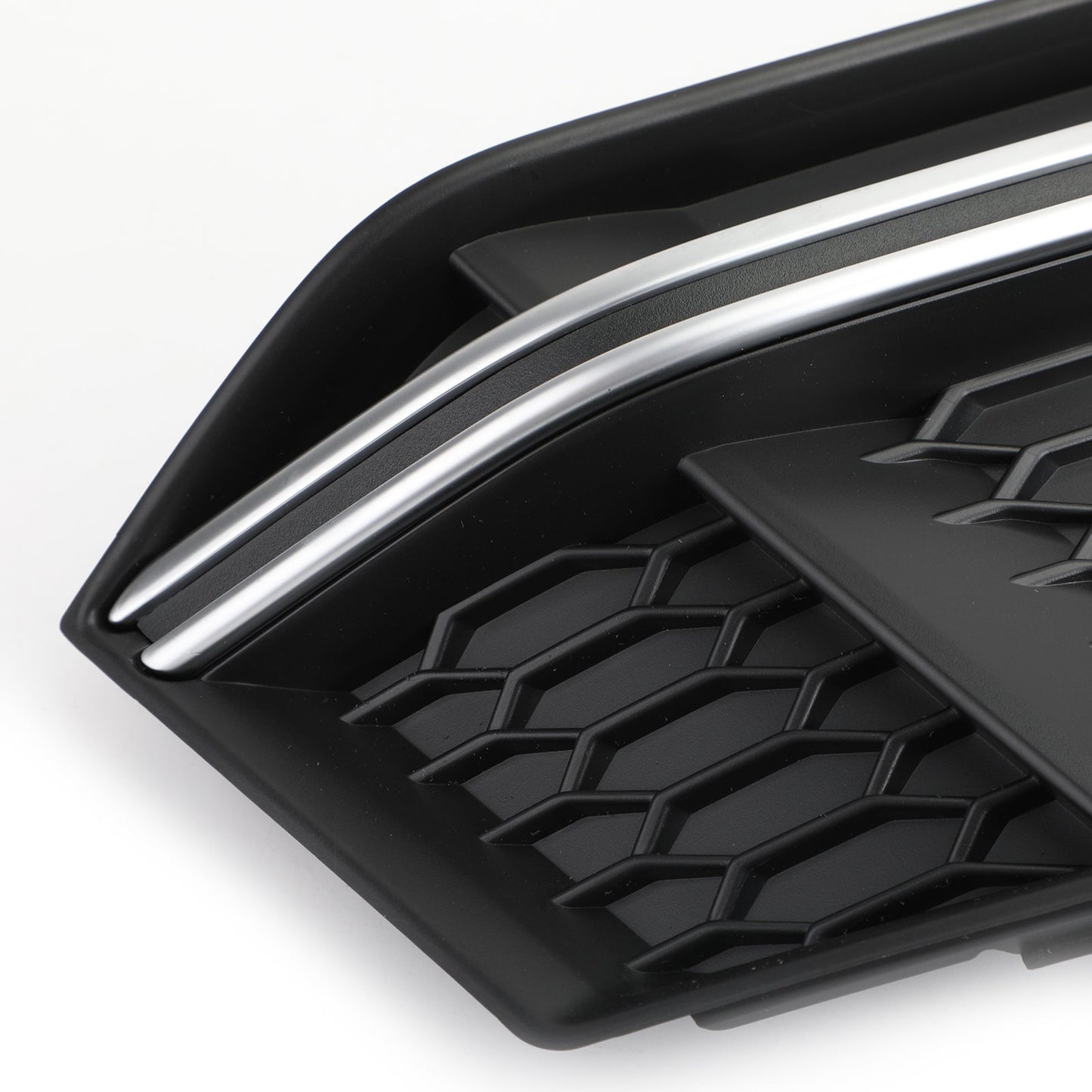 1 paio di fendinebbia griglia griglia cornice cromata per AUDI S4 S-Line B9 2016-2018 generico