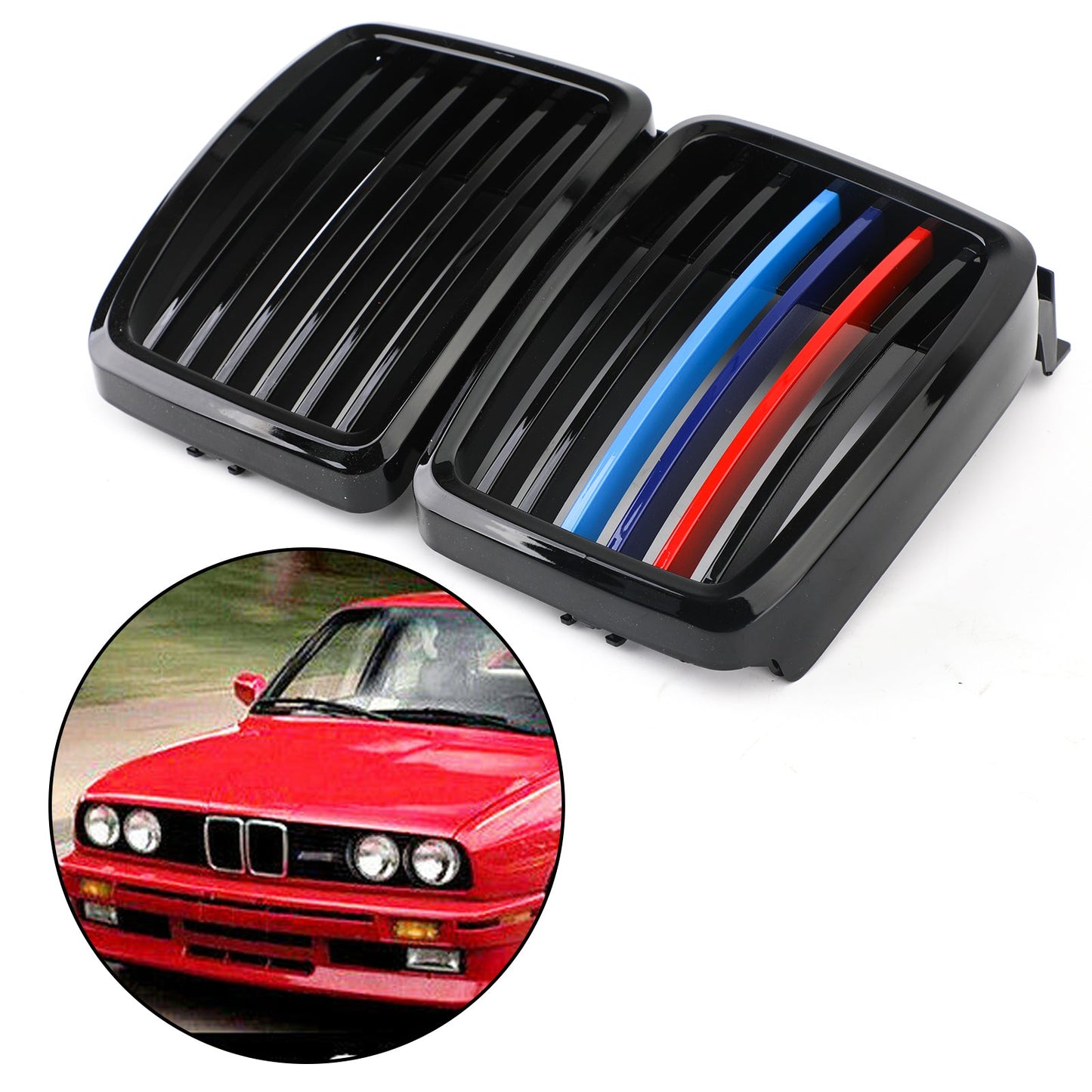 51131884350 Per 82-94 BMW E30 Griglia 3 Serie Front Hood Rene Griglia M3 Elegante Generico