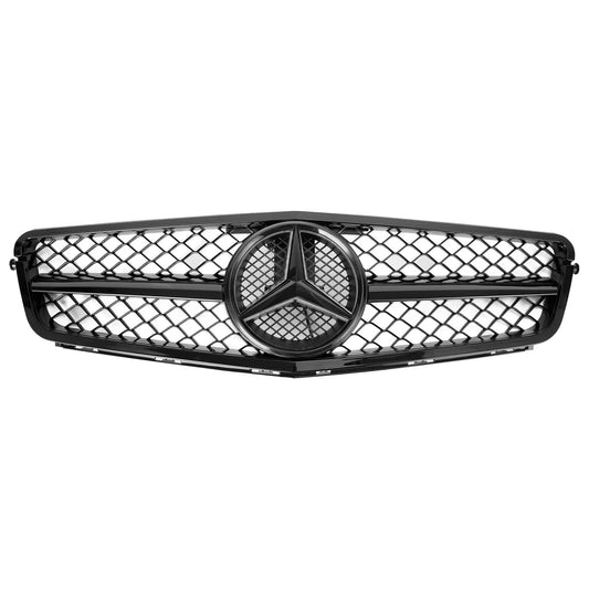 Benz 2008-2014 Classe C W204 C300 C350 con griglia paraurti anteriore LED AMG