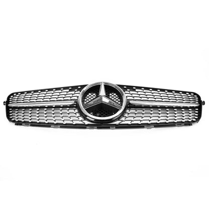 2008-2014 Classe C Benz W204 C300 C350 LED Diamond griglia paraurti anteriore griglia