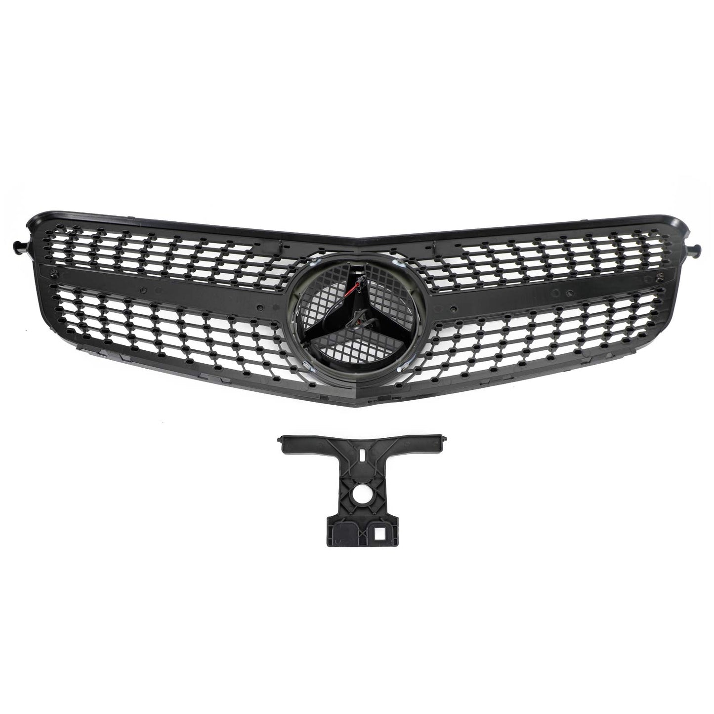 2008-2014 Classe C Benz W204 C300 C350 LED Diamond griglia paraurti anteriore griglia