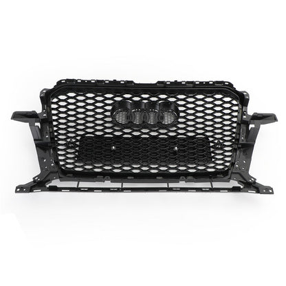 2013-2017 Audi Q5 Gloss Black RSQ5 Style Honeycomb Mesh Sport Hex Grill Sostituzione Generico