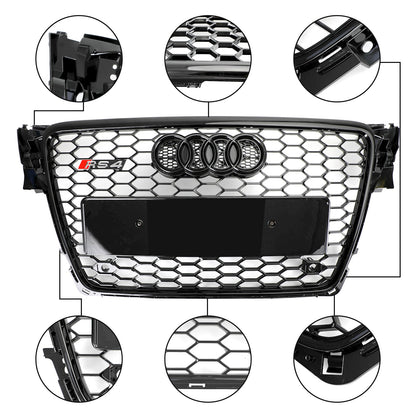 2009-2012 Audi A4/S4 B8 RS4 Style Griglia a nido ape sportiva con griglia esagonale generica