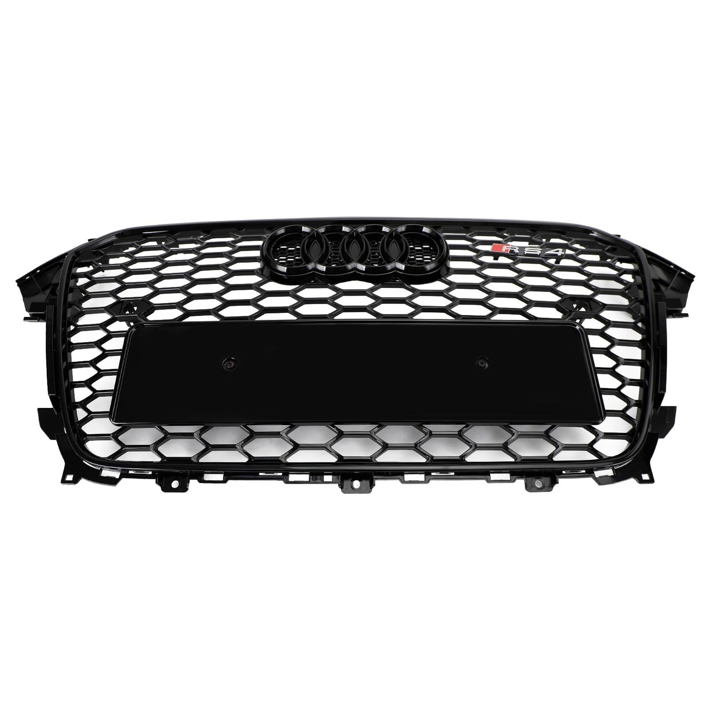 2013-2016 Audi A4 S4 Griglia RS4 Style Mesh Paraurti Anteriore Griglia Nera Lucida Generico