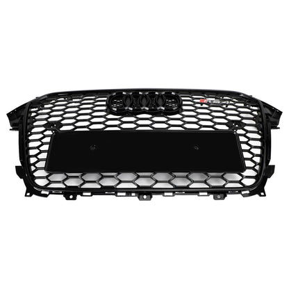 2013-2016 Audi A4 S4 Griglia RS4 Style Mesh Paraurti Anteriore Griglia Nera Lucida Generico