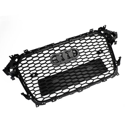 2013-2016 Audi A4 S4 Griglia RS4 Style Mesh Paraurti Anteriore Griglia Nera Lucida Generico