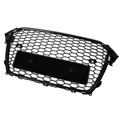 2013-2016 Audi A4 S4 Griglia RS4 Style Mesh Paraurti Anteriore Griglia Nera Lucida Generico