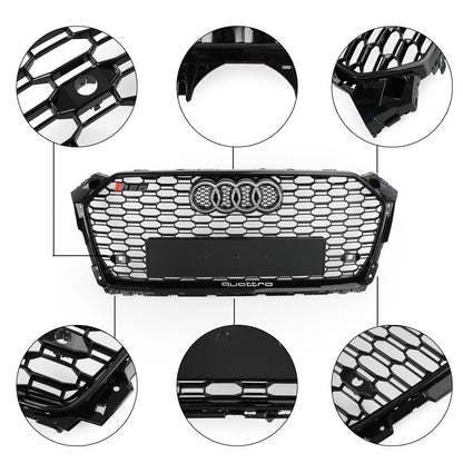 2017-2019 Audi A5/A5 Quattro/A5 Sportback/S5 Honeycomb RS5 Style Honeycomb Sport Mesh Hex Grille Grill Generico