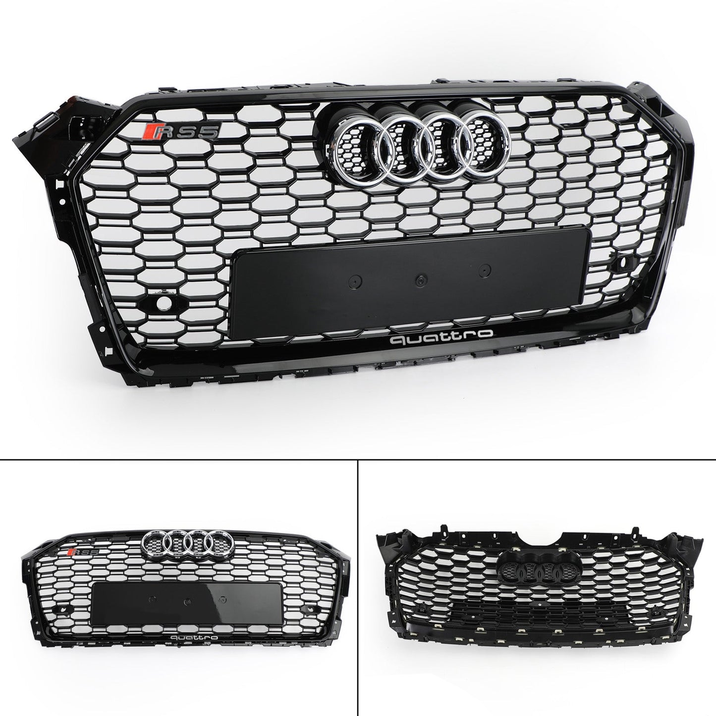 2017-2019 Audi A5/A5 Quattro/A5 Sportback/S5 Honeycomb RS5 Style Honeycomb Sport Mesh Hex Grille Grill Generico