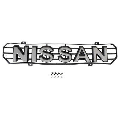 Frontiera Nissan | 2009-2016 | Griglia nera opaca | Lettera Nissan + luci LED ambra