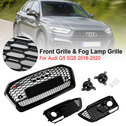 2018-2020 | Audi Q5 SQ5 RSQ5 | Griglia anteriore + griglia antinebbia