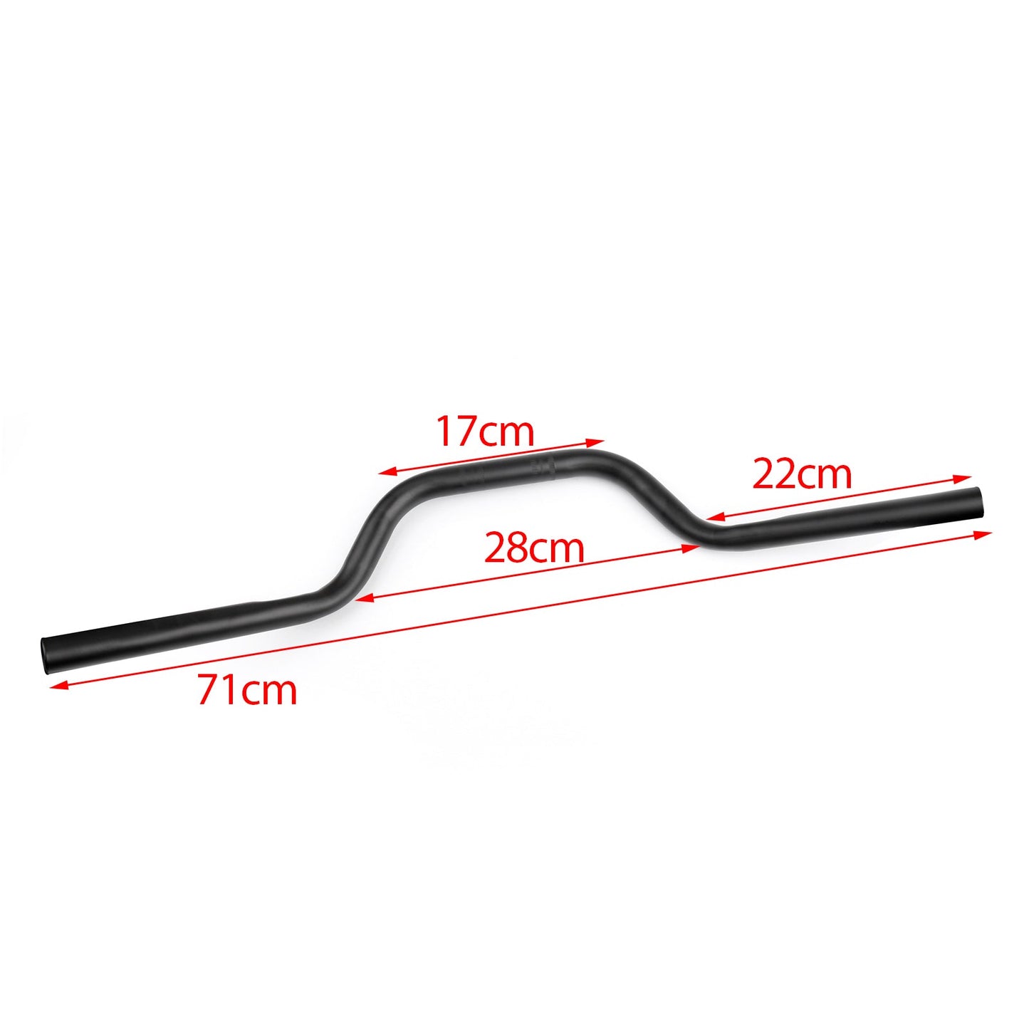 1 Manubrio Tracker da 25 mm Drag Bar per Harley Sportster XL 883 1200 Generico