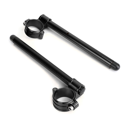 Cafe Racer CNC 7/8 Manubrio Racing Regolabile 50mm Clip On Honda Suzuki Kawasaki Yamaha  BMW Forcella Moto Generico