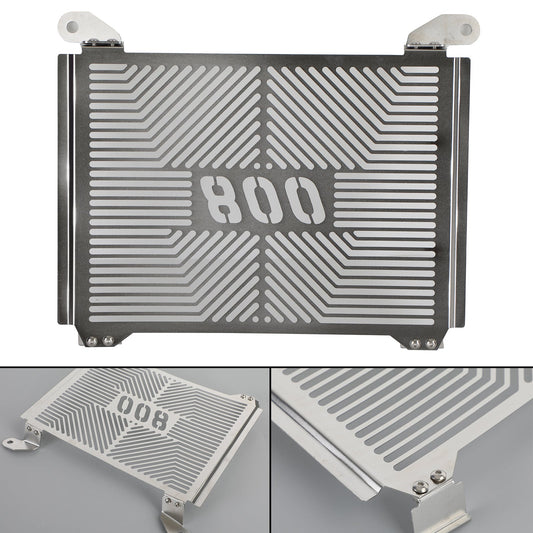 Protezione radiatore protezione coperchio in acciaio inossidabile adatta per CFMOTO 800MT 21-22 argento generico