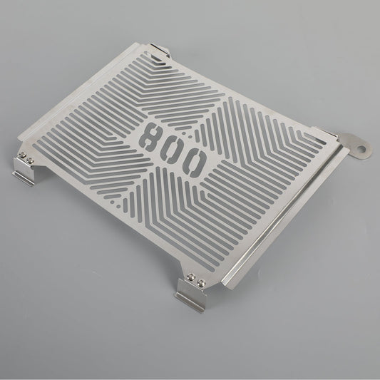Protezione radiatore protezione coperchio in acciaio inossidabile adatta per CFMOTO 800MT 21-22 argento generico