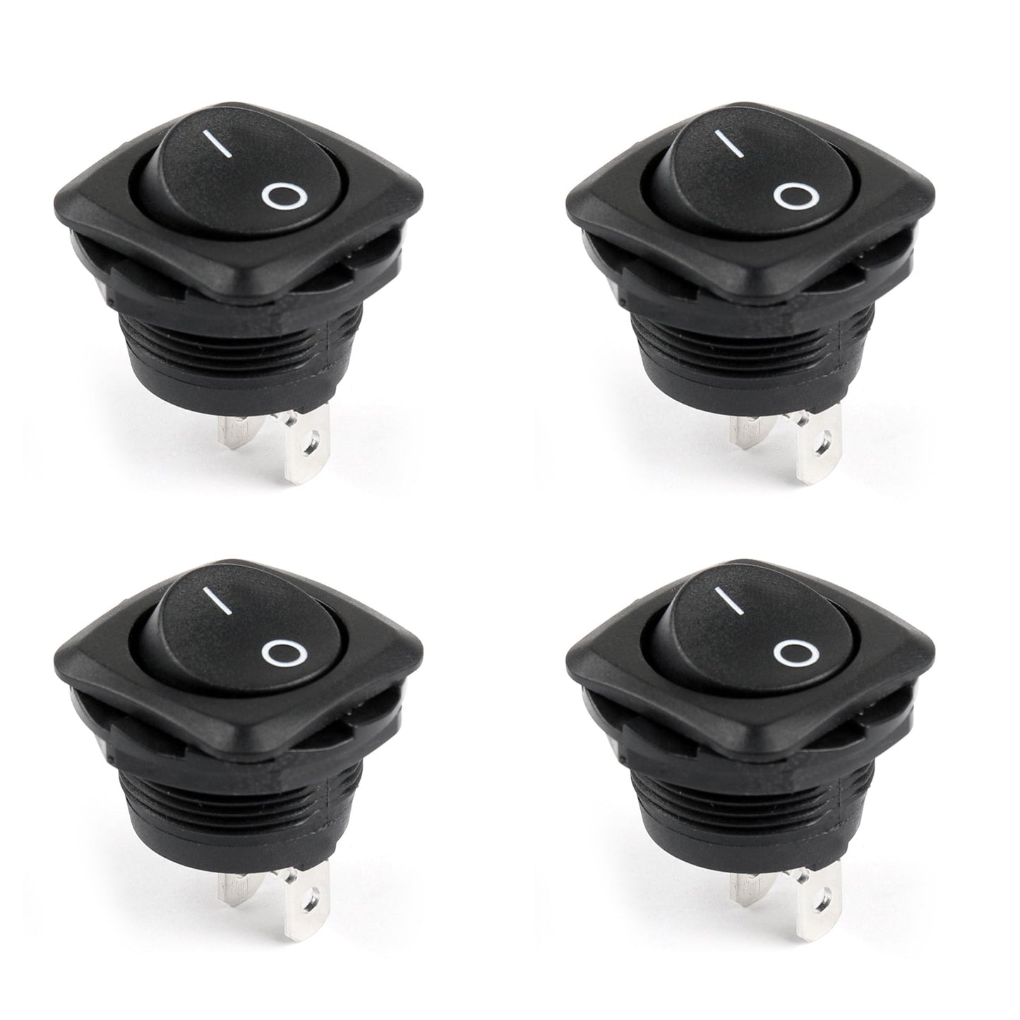 R13-135A Interruttore a bilanciere rotondo SPST 2Pin per barche ON-OFF 10A/250VAC 16A/125VAC