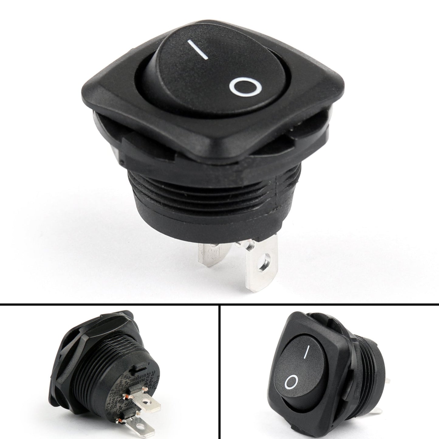 R13-135A Interruttore a bilanciere rotondo SPST 2Pin per barche ON-OFF 10A/250VAC 16A/125VAC