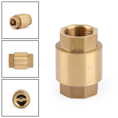 Valvola di ritegno in linea DN15/DN20 NPT in ottone caricata a molla in linea 200PSI