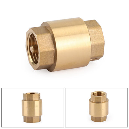Valvola di ritegno in linea DN15/DN20 NPT in ottone caricata a molla in linea 200PSI