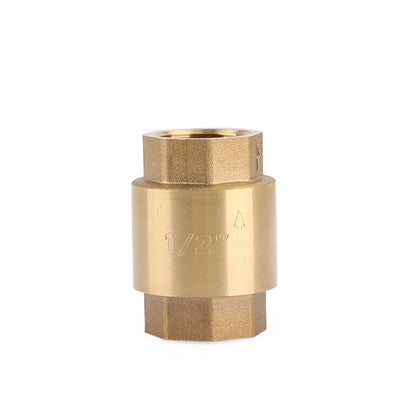 Valvola di ritegno in linea DN15/DN20 NPT in ottone caricata a molla in linea 200PSI