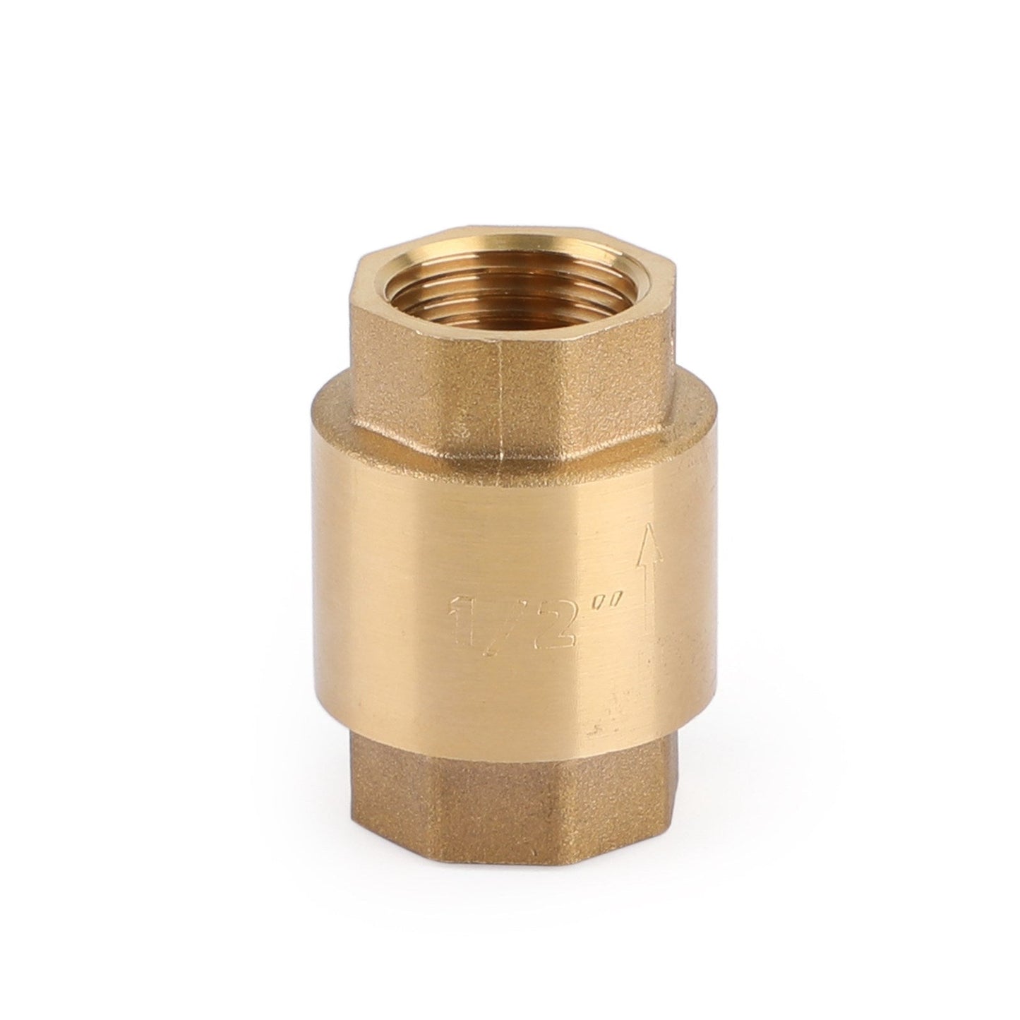Valvola di ritegno in linea DN15/DN20 NPT in ottone caricata a molla in linea 200PSI