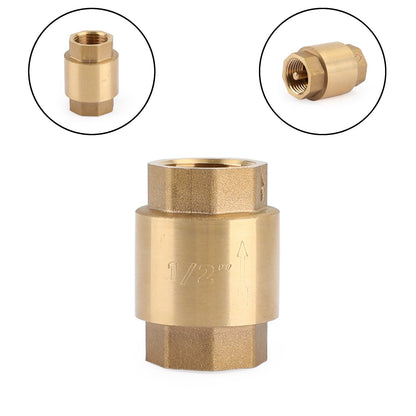 Valvola di ritegno in linea DN15/DN20 NPT in ottone caricata a molla in linea 200PSI
