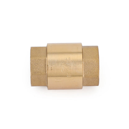 Valvola di ritegno in linea DN15/DN20 NPT in ottone caricata a molla in linea 200PSI