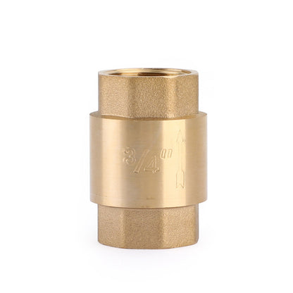 Valvola di ritegno in linea DN15/DN20 NPT in ottone caricata a molla in linea 200PSI