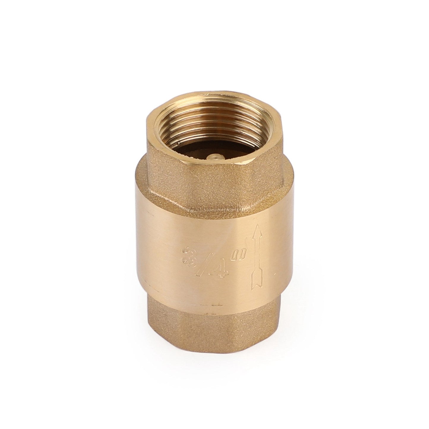Valvola di ritegno in linea DN15/DN20 NPT in ottone caricata a molla in linea 200PSI
