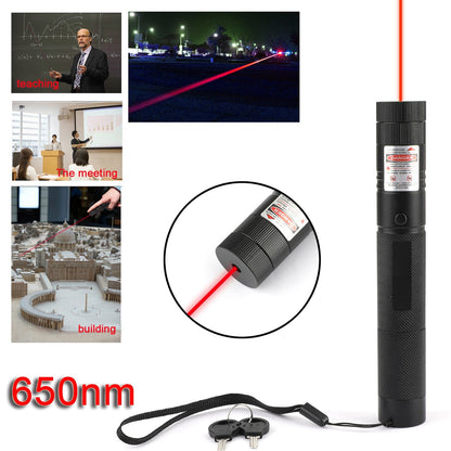 Ricaricabile 900 miglia puntatore laser rosso/verde penna Lazer 650 nm/532 nm raggio visibile