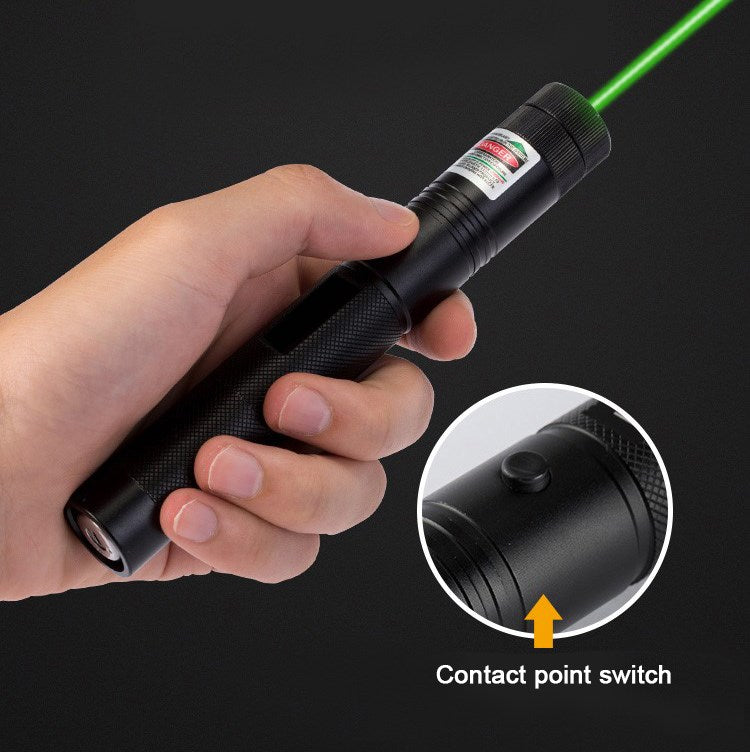 Ricaricabile 900 miglia puntatore laser rosso/verde penna Lazer 650 nm/532 nm raggio visibile