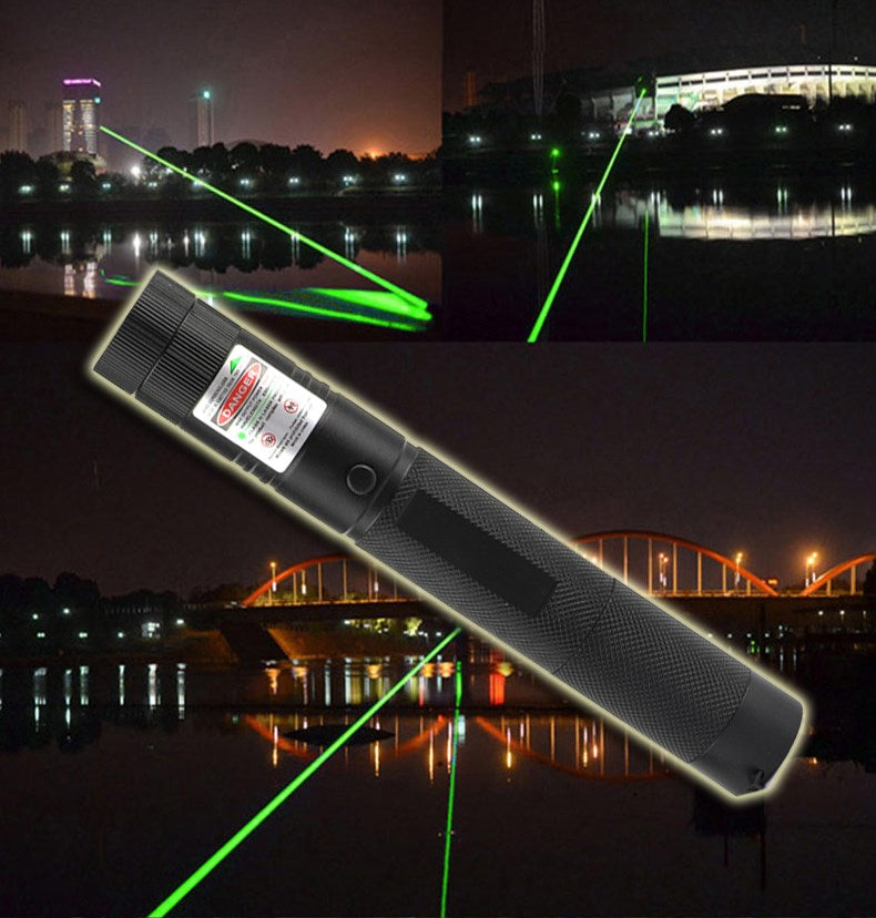 Ricaricabile 900 miglia puntatore laser rosso/verde penna Lazer 650 nm/532 nm raggio visibile