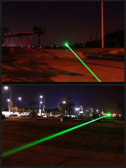 Ricaricabile 900 miglia puntatore laser rosso/verde penna Lazer 650 nm/532 nm raggio visibile