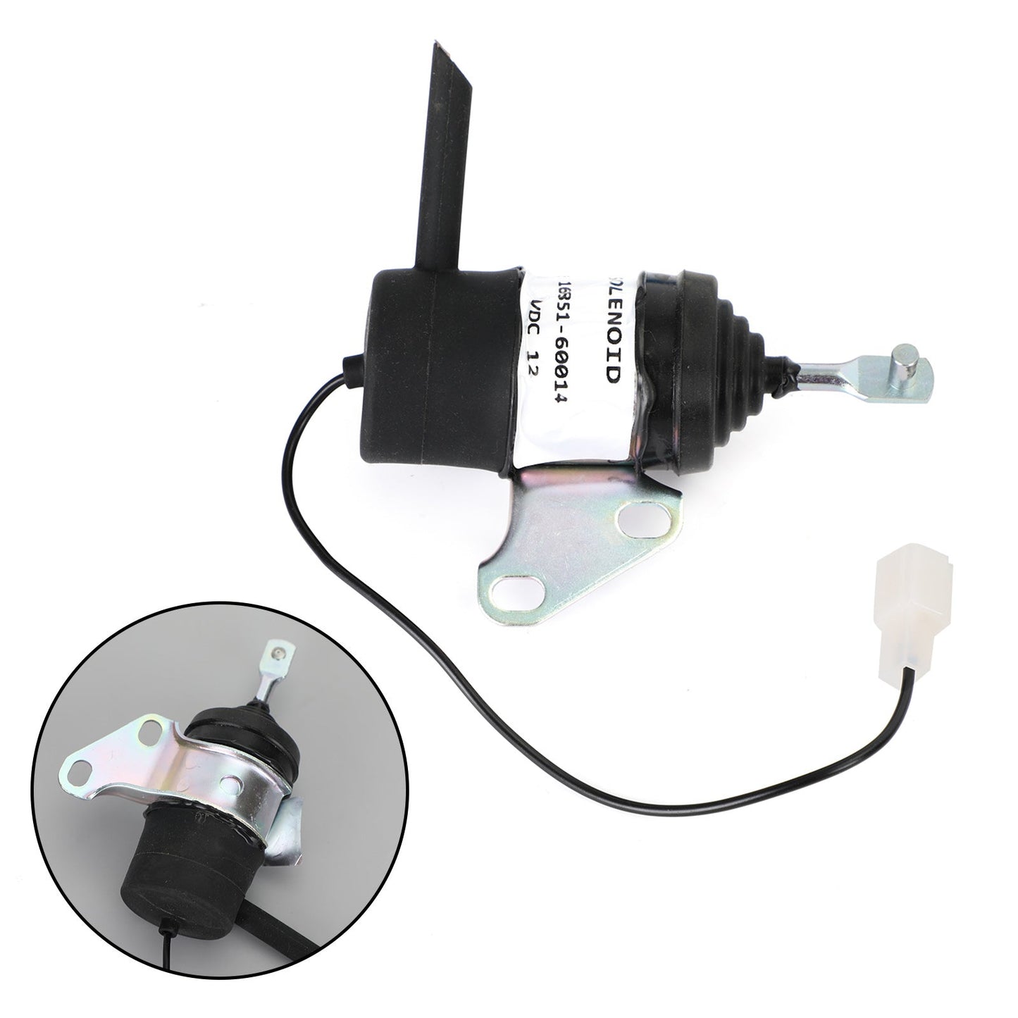 16851-60014 solenoide di spegnimento carburante per Kubota BX2230D RTV900R RTV900T 052600-453