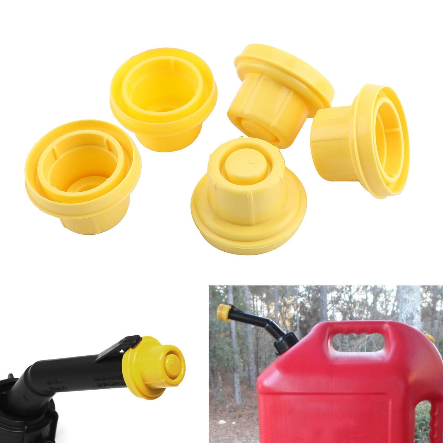 BLITZ Carburante GAS CAN 900302 900092 900094 TAPPO BECCUCCIO GIALLO di ricambio Top