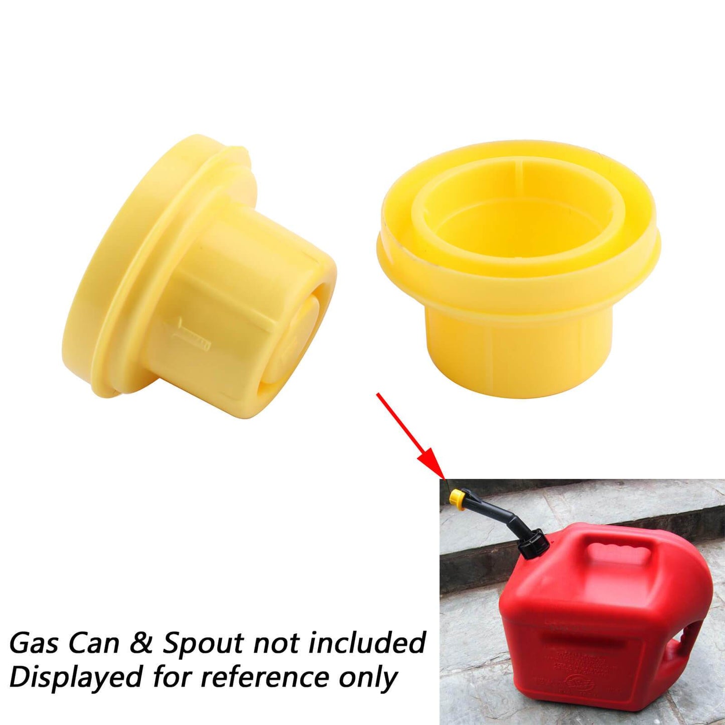 BLITZ Carburante GAS CAN 900302 900092 900094 TAPPO BECCUCCIO GIALLO di ricambio Top