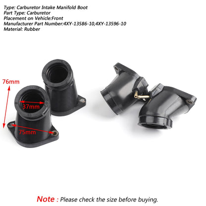 Corpo farfallato Collettore di Aspirazione Boot Per Yamaha XVZ1300 XVZ13 02-13 XVZ1300TF Generico
