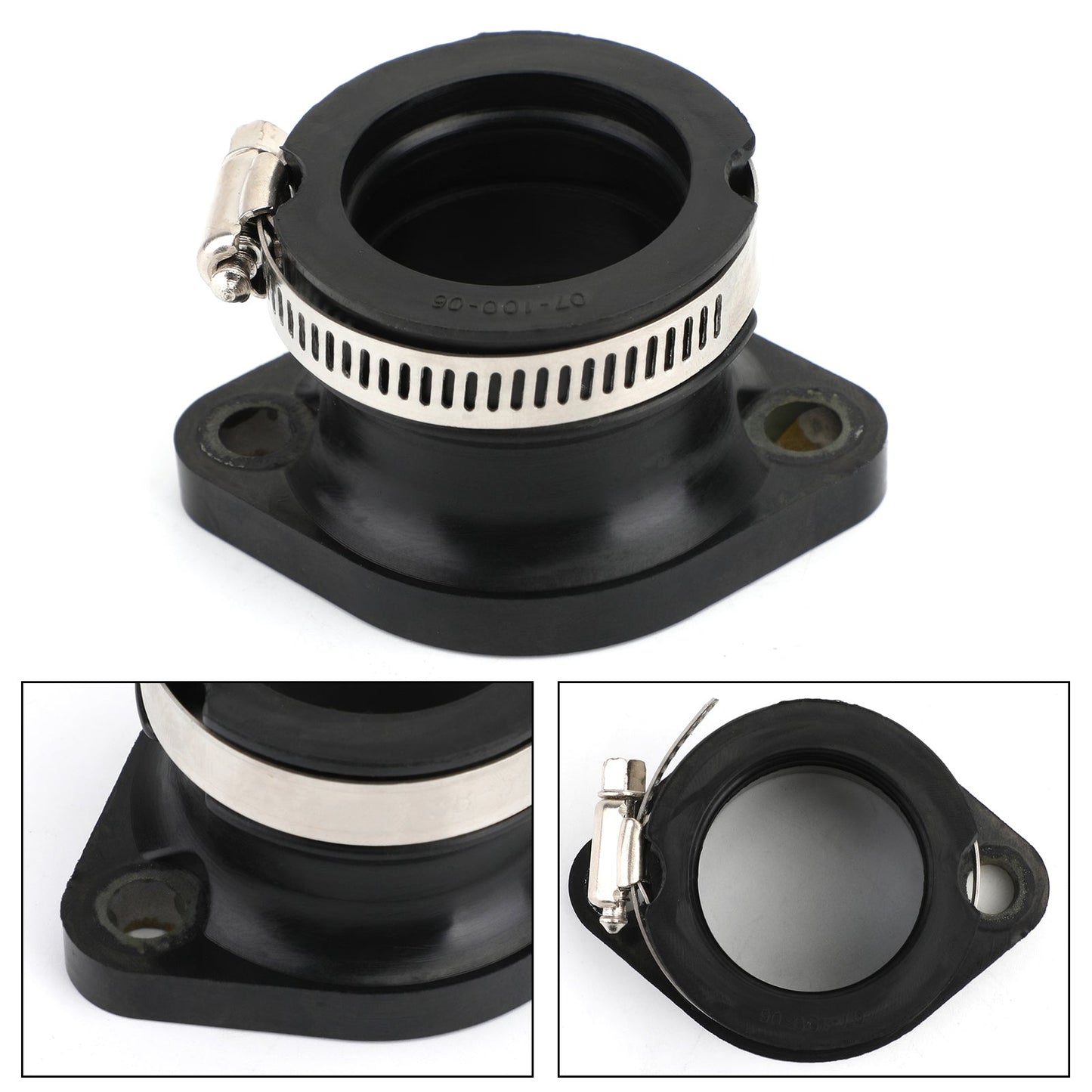 Carburatore Flangia Carb Aspirazione Boot per Polaris 3082439,3082537,3083306,3085044 Generico