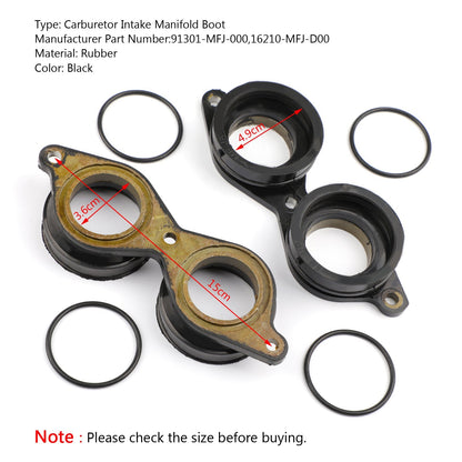 2x carburatore carburatore collettore di aspirazione per Honda CBR 600RR 2007-2017 generico