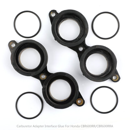 2x carburatore carburatore collettore di aspirazione per Honda CBR 600RR 2007-2017 generico