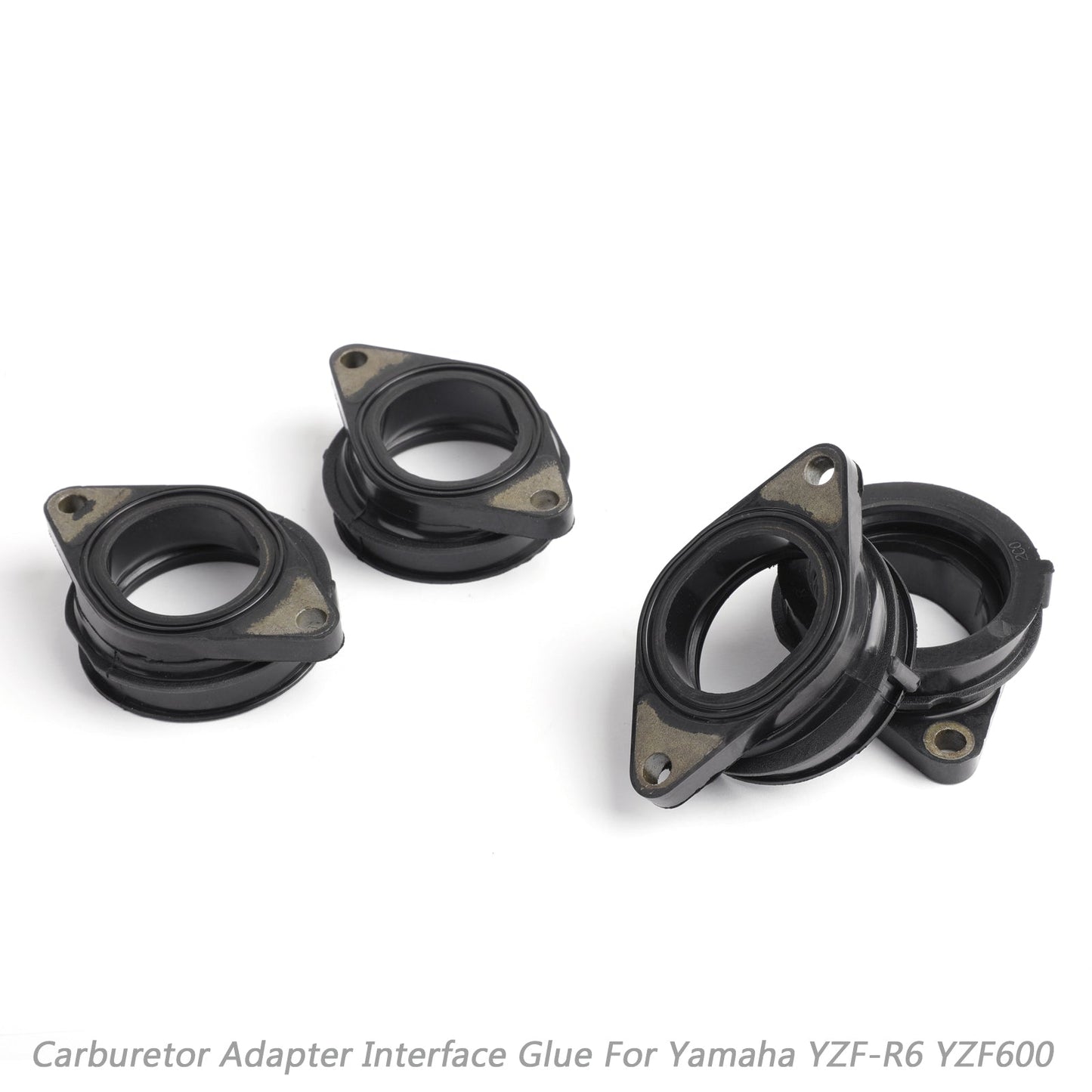 Stivale collettore aspirazione corpo farfallato in gomma per Yamaha YZF R6 YZF600 R6 2006-2017 Generico