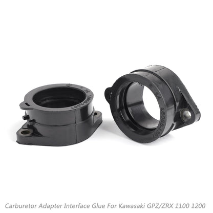 Scarico collettore aspirazione corpo farfallato in gomma per Kawasaki GPZ ZRX 1100 1200 ZRT generico