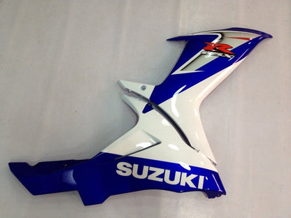 Amotopart 2011-2021 Suzuki GSXR 600 750 Cladding White? e kit blu